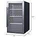 Summit Appliance SPR488BOSADA Shallow Depth Indoor/Outdoor Beverage Cooler, ADA Compliant, Built-in Capable, Weatherproof Design, 17