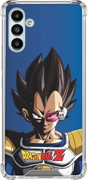 Skinit Clear Phone Case Compatible with Galaxy A13 5G - Officially Licensed Dragon Ball Z Goku & Vegeta Design