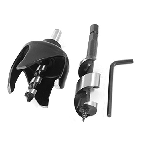 Kit brocas para cerradura puerta 2 1/8" + accesorios miniatura 1