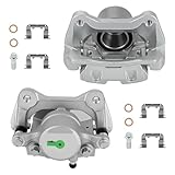 Front Disc Brake Caliper Assembly with Bracket fit for 2011-2014 Hyundai Sonata, Front Right and Left Caliper Sedan with 2PC, 19-B6460 + 19-B6461