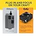 Automatic Vacuum Switch, Ortis Plug in Dust Control Autoswitch for 2 Power Tools, Auto/On/Off Modes, Adjustable Start & Delay-Off for Cleaner Air, Smoother Workflow, Black HVC-14B