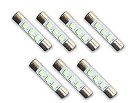 Algopix Similar Product 12 - 7 Cool Blue 8V LED Lamp FuseType Bulbs
