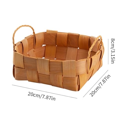 Cesta de frutas grande para decorar tu mesa de centro con calidez natural 3