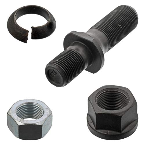 febi bilstein 07955 Wheel Stud with limit ring and wheel nuts, pack of one