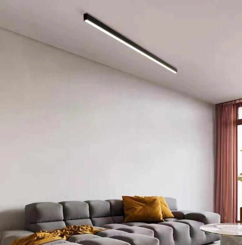 Plafonnier LED anti-éblouissement à intensité variable pour grand salon moderne
