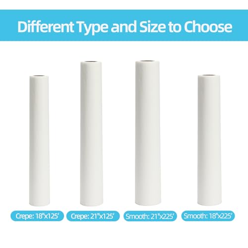 Jointown Exam Table Paper, Crepe Table Paper 21 in X 125 ft, Case of 12 Rolls-Barrier Protection-Independent Plastic Package-Hygienic, Disposable, Reliable For Medical, Exam And Chiropractic Tables - Thumbnail 7