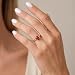 Imagen de 1,51 Carat 14 K oro macizo anillo con genuino diamantes y naturales en forma de pera Ruby
