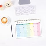 Calendar 2026 UK Colorful Family Calendar 2026 Wall Planner 16 Month from Sep. 2025 to Dec. 2026 with Large Blocks Daily Monthly Planning Academic Teacher Student Organized - DIN A4 format - Image 6
