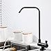 Robinet Cuisine Osmoseur En Laiton Pliableant Pivotant À 360 ° Eau Droite Eau Purificateur D'Eau Robinet-Noir