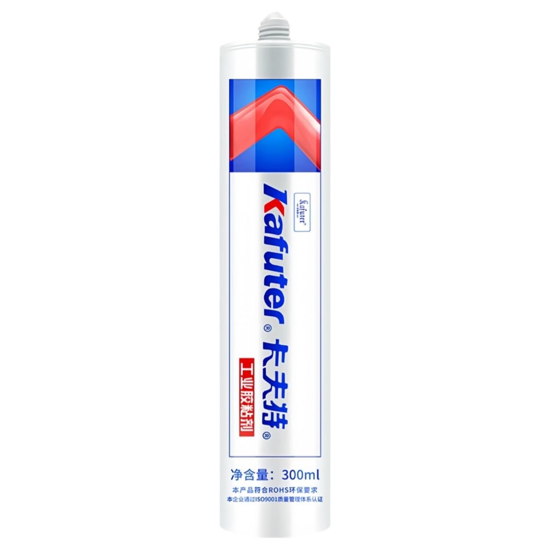 VIDOO Kafuter K-5911 Neutralnie Utwardzalna Masa Silikonowa, Klej do Naprawy Soczewek Samochodowych Odporny na 260℃ do Modyfikacji Szyb Samochodowych - 300ml