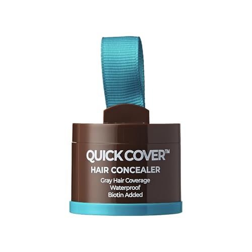 Red by Kiss Corretivo de cabelo Quick Cover, retoque temporário da raiz, cobertura cinza de precisão