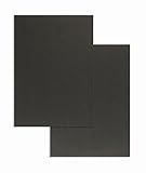 Farbiges Briefpapier, DIN A4, Blanke Briefhüllen (100, schwarz)