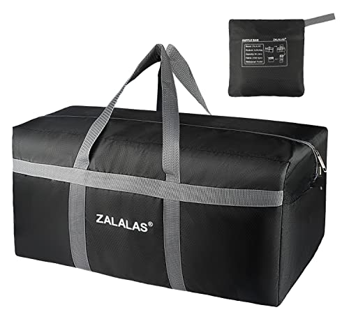 ZALALAS Travel Duffle Bag,Water-Resistant Travel Luggage Bag Holiday Bag Holdall Bag Foldable Weekend Overnight Bag with Multi-Pockets for Women Men 96L ZALALAS Travel Duffle Bag,Water-Resistant Travel Luggage Bag Holiday Bag Holdall Bag Foldable Weekend Overnight Bag with Multi-Pockets for Women Men 96L
