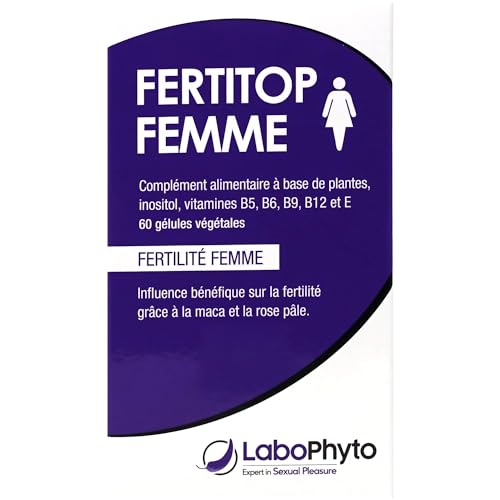 Labophyto FertiTop Women Fertility (60 Kapseln) fördert die weibliche Fruchtbarkeit und hilft dem hormonellen Ausgleich mit essenziellen Vitaminen und pflanzlichen Extrakten