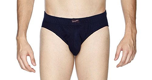 Image of Semantic Men's Solid Cotton Brief Underwear - Pack of 3