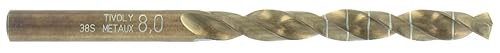 Miniatura 4 de TIVOLY - Juego de brocas escalonadas metálicas de alto rendimiento - Especialmente diseñadas para perforar acero inoxidable y aceros resistentes -