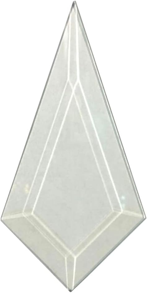 2-1/4"x4" Clear Tear Drop Glass Bevel 10 Pack