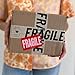Fragile Stickers – Red and Pink Handle with Care Labels, 2x3 Inch – Roll of 250 for Moving Boxes and Packing Supplies
