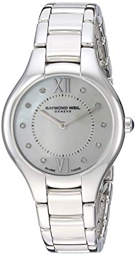 Raymond Weil ���f�B�[�X 5132-ST-00985 Noemia �A�i���O�\�� �N�H�[�c �V���o�[ �r���v, �V���o�[, �N�H�[�c���[�u�����g�B