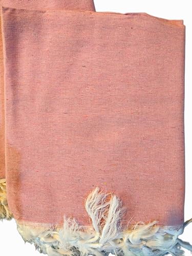 Image of Cotton Bedsheets for Single Bed, 60 x 90 inch, Pure Cotton, Breathable Fabric, Pack of 2 Pink & Yellow (Pink, 2)