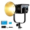 NANLITE FC-300B 350w LED Video Light, CRI 96+ 2,700K-6,500K Bi-Color Photography Light with Bowens Mount, FX Modes, App Control for Studio, Filmaking,Portrait,YouTube Content Creation