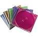 Produktbild Hama CD Hülle Slim 1 CD/DVD/Blu-Ray Polystyrol Transparent-Blau, Transparent-Orange, Transparent-Vi