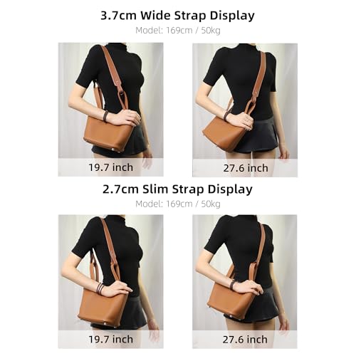 Image of DGAZ TC leather shoulder strap for Hermes Picotin /Lindy /Evelyne, replaceable crossbody bags strap, handmade