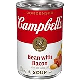 Campbell's Condensed Bean With Bacon Soup, Natural Smoke Flavoring Added, 11.25 oz Can