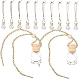 Conteneur - ce pendentif de voiture, au design délicat, est très fin et de fabrication soignée, flacons de pendentif de parfum transparents