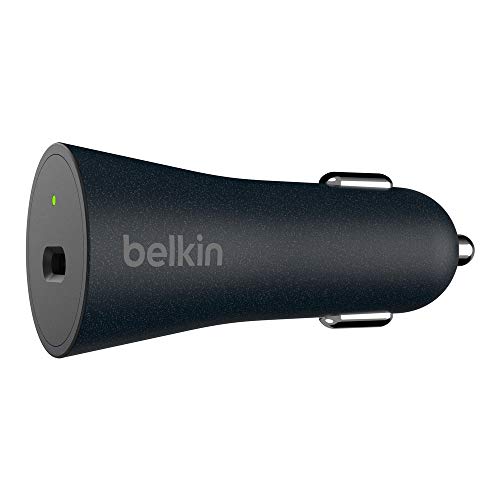 Belkin Boost Charge 27-W-Quick Charge 4+-Kfz-Ladegerät mit 1,2-m-Kabel: USB-C auf USB-C (Quick Charge 4+-Ladegerät, ideal für Samsung Galaxy Note 10/10+)