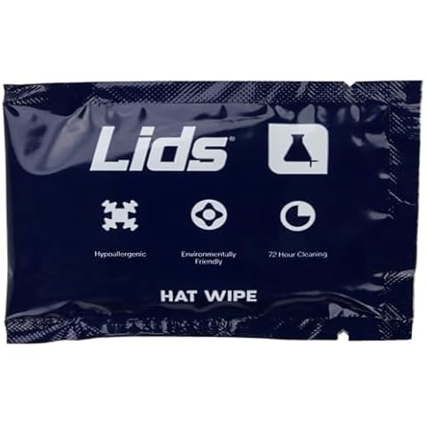 Lids On-The-Go Hat Wipes (12 Pack) Easy to Use Convenience for Fresh & Clean Hats, Caps & Visors. Removes Dirt & Stains. 100% Biodegradable, Eco-Friendly, Non-Toxic Formula for Trusted Results Cover