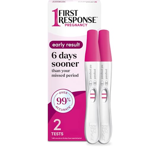 First Response Early Result Pregnancy Test, 2 Pack (Packaging & Test Design May Vary)