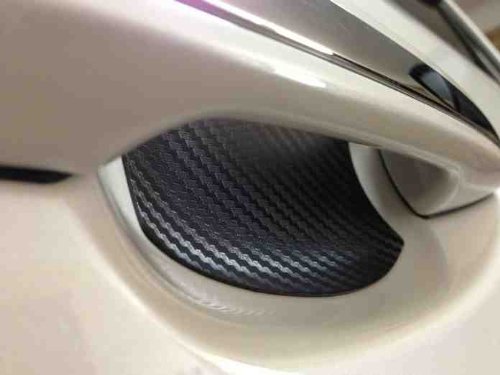 Infiniti Auto Accessory Door Handle Trim Molding Scratch Cover Guards Carbon Fiber 4 Door Pack #TOP7