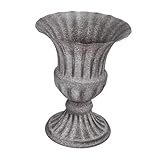 Jarrón para flores de tumba: cuando se llena con flores de seda o secas, puede ser una decoración perfecta para realzar su césped o jardín, jarrones de cementerio para tumbas