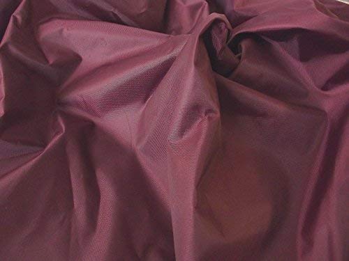 Tissu polyester imperméable bordeaux souple et résistant pour loisirs créatifs