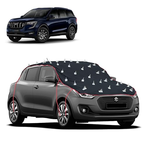 MWISS Dog Protection Spike Car Cover for XUV 700 Bonnet to Roof Easy Installatio