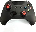 Poignée en silicone Bouchon de fermeture de poignée Bouchon pour Sony PS3 PS4 PS2 Xbox One Xbox 360 Xbox One X S PS4 Pro Imprimé de chat mince (10 PCS)