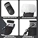 Hundeschuhe Pfotenschutz,4PCS Plüsch Hundestiefel,Hundeschuhe Winter,Hund Schneestiefel,Bequeme Atmungsaktive,Hundeschuhe mit reflektierenden Riemen,für kleine, mittlere,Sport im Freien (Schwarz 4)