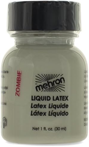 Mehron Makeup Liquid Latex (1 oz) (Zombie Flesh)