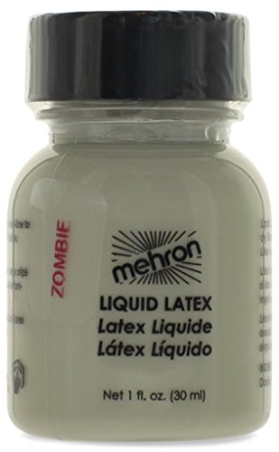 Mehron Makeup Liquid Latex (1 Oz) (Zombie Flesh) #TOP1