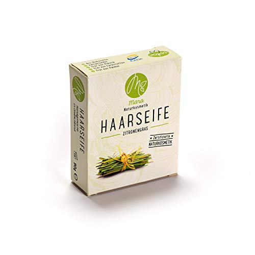 Mara Haarseife Zitronengras – Vegane Bio-Naturseife für Haarpflege