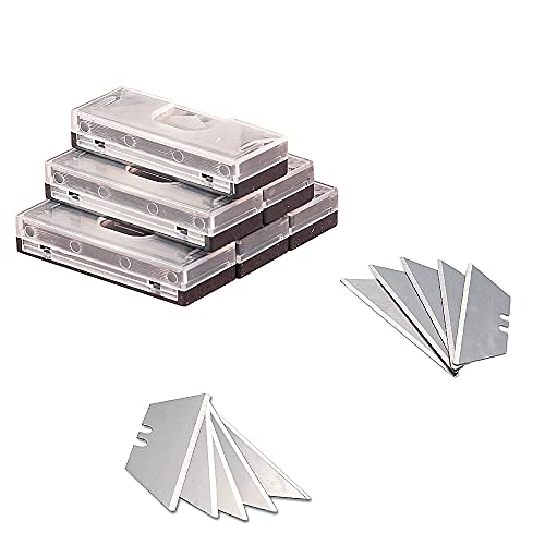 Nova 50-Pack Round Point Utility Knife Blades For Box Cutter, Sk5 Carbon Steel, Durable And Cost-Effective, Utility Blades For Most Standard Utility Knives #TOP15