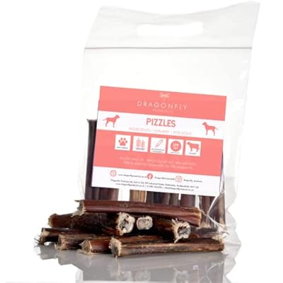Dragonfly Products 10 pieces Bulls PIZZLES Pizzle Bully Stick for Dogs EU Natural Treat (Pizzles x 10)