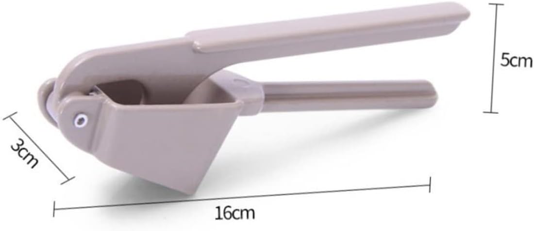 MAGICLULU 3pcs Garlic Press Slicer Electric Garlic Mincer Creative Crusher Alloy Kitchen Gadget Grey