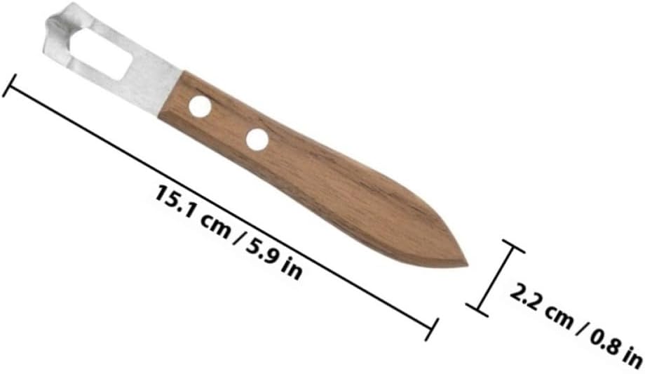 3pcs Stainless Steel Cheese Grater Zester with Ergonomic Wood Handle