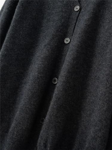 Men's V-Neck Wool Cardigan Sweater Casual Long Sleeve Cashmere Sweater Fall Winter Wool Knitwear Sweater2