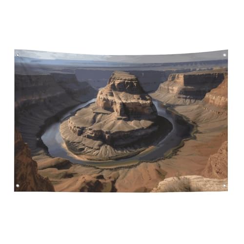 Drapeau de jardin Grand Canyon décoratif double face pour extérieur