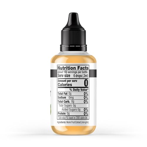 Image of It's Just! Liquid Monk Fruit Extract - No Erythritol, Non-GMO, No Fillers, Keto - 1.5 fl oz