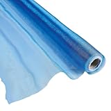 Fun Express Blue Shimmer Fabric By The Yard 40' X 10 Ft