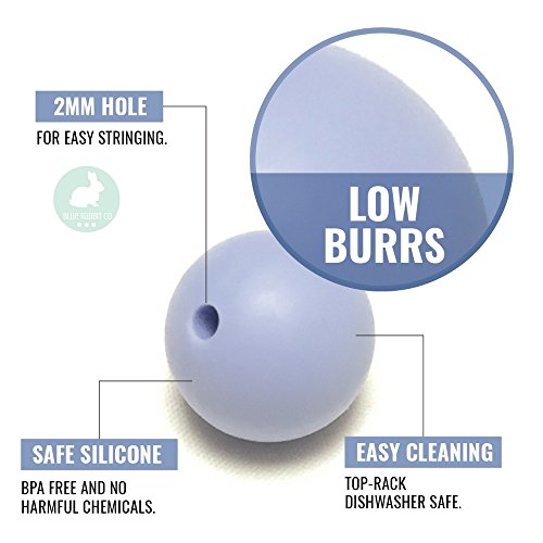 Black Silicone Beads By Blue Rabbit Co For Keychain Making, Necklace, Bracelet (15Mm, 100Pc, Black) Bulk Beads & Bead Assortments, Silicon Beads #TOP3